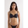 Woman’s Irina Microfiber Balconette Bra(Black – Black)