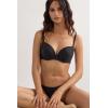 Woman’s Irina Microfiber Balconette Bra(Black – Black)