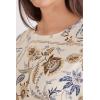 Woman’s Italian Riviera Fresh Bamboo Short Sleeve Top(Multicolor – Stampa La Riviera)