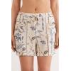 Woman’s Italian Riviera Fresh Bamboo Shorts(Multicolor – Stampa La Riviera)