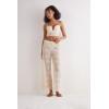 Woman’s Italian Riviera Full Length Lace Pants(Ivory – Creamy Beige)