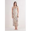 Woman’s Italian Riviera Long Silk Nightgown