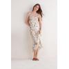 Woman’s Italian Riviera Long Silk Nightgown