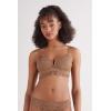 Woman’s Italian Riviera Triangle Bra(Natural – Marrone Cappuccino)