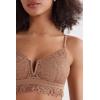 Woman’s Italian Riviera Triangle Bra(Natural – Marrone Cappuccino)