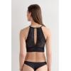 Woman’s Lace Bra Top(Black – Black)