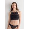 Woman’s Lace Bra Top(Black – Black)