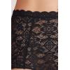 Woman’s Lace High Waist Hipster(Black – Black)