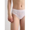 Woman’s Lace Hipster Brazilian(White – White)
