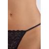 Woman’s Lace String Thong(Black – Black)