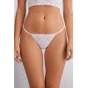 Woman’s Lace String Thong(White – White)