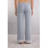Woman’s Lace Trim Full Length Pants in Modal
