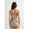 Woman’s Lace and Silk Top(Natural – Powder Beige)