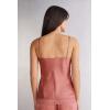 Woman’s Lace and Silk Top(Pink – Garden Rose)