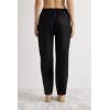 Woman’s Linen Cloth Pants(Black – Black)