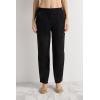 Woman’s Linen Cloth Pants(Black – Black)