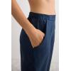 Woman’s Linen Cloth Pants(Blue – Sailor Blue)