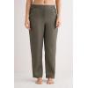 Woman’s Linen Cloth Pants(Green – Safari Green)