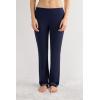 Woman’s Long Micromodal Trousers(Blue – Intense Blue)