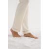 Woman’s Long Micromodal Trousers(Natural – Vanilla Ivory)
