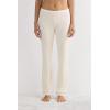 Woman’s Long Micromodal Trousers(Natural – Vanilla Ivory)