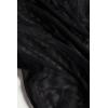 Woman’s Long Sleeve Bodysuit in Tulle(Black – Black)