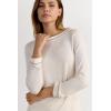 Woman’s Long Sleeve Modal Top(Natural – Vanilla Ivory)