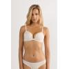Woman’s Monica Push-up Bra in Ultralight Microfiber(Natural – Avorio Crema)