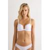 Woman’s Monica Push-up Bra in Ultralight Microfiber(White – White)