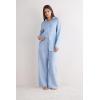 Woman’s Morning Portofino Full Length Pants(Light Blue – Riga Azzurra)