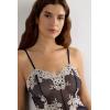 Woman’s Pretty Flowers Babydoll(Blue – Deep Blue/Vanilla)