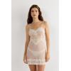 Woman’s Pretty Flowers Babydoll(Natural – Avorio Crema)