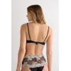 Woman’s Pretty Flowers Bellissima Push-up Bra(Multicolor – Black/Ivory)