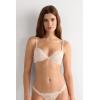 Woman’s Pretty Flowers Bellissima Push-up Bra(Natural – Avorio Crema)