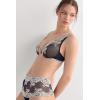 Woman’s Pretty Flowers Elena Balconette Bra(Blue – Deep Blue/Vanilla)