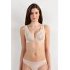 Woman’s Pretty Flowers Elena Balconette Bra(Natural – Avorio Crema)