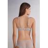 Woman’s Pretty Flowers Elena Balconette Bra(Pale Grey – Ice Grey)