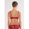 Woman’s Pretty Flowers Elena Balconette Bra(Red – Sealing Wax Red)