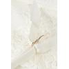 Woman’s Pretty Flowers Garter Belt(Ivory – Powder White)