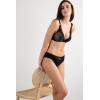Woman’s Pretty Flowers Giorgia Balconette Bra(Black – Black)