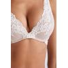 Woman’s Pretty Flowers Giorgia Balconette Bra(Ivory – Powder White)
