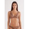 Woman’s Pretty Flowers Giorgia Balconette Bra(Natural – Caramel Dark Beige)