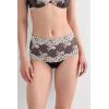 Woman’s Pretty Flowers Hipster Brazilian(Blue – Deep Blue/Vanilla)