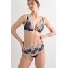 Woman’s Pretty Flowers Hipster Brazilian(Blue – Deep Blue/Vanilla)