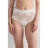 Woman’s Pretty Flowers Hipster Brazilian(Ivory – Powder White)