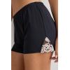 Woman’s Pretty Flowers Modal Shorts(Multicolor – Black/Ivory)