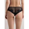 Woman’s Pretty Flowers Panties(Black – Black)