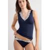 Woman’s Pretty Flowers Panties(Blue – Deep Blue/Vanilla)