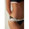 Woman’s Pretty Flowers Panties(Multicolor – Black/Ivory)
