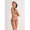 Woman’s Pretty Flowers Panties(Natural – Caramel Dark Beige)